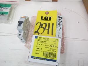BREAKER, CIRCUIT TYPE, 16 AMP RATING, 277VAC VOLT RATING, 1 POLE, MAGNETIC KIND. PART # MG24508 (W-44) LOADING & HANDLING FEE $5-